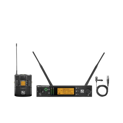 Electro-Voice Electro-Voice RE3-BPCL-5H Wireless Bodypack System with CL3 Cardioid - 560-596MHz