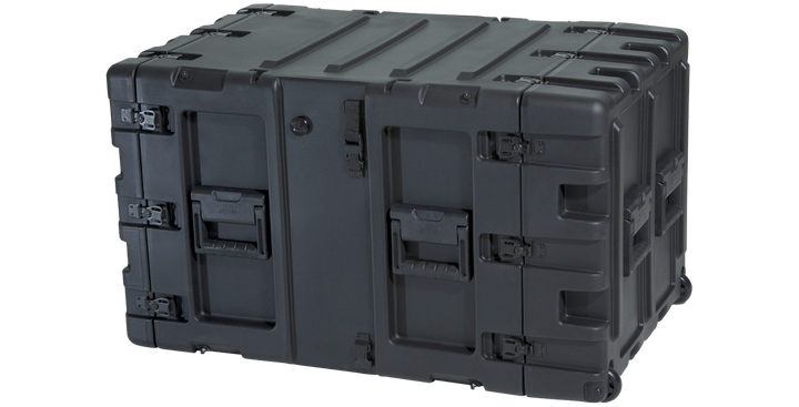 SKB SKB 3RR-9U24-25B rSeries 9U Shock Rack (Black) - Cases & Transport Accessories