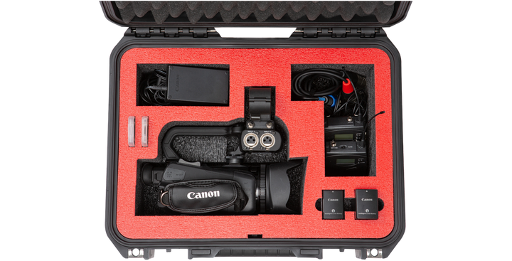 SKB SKB iSeries 1510-6 Canon XA Camcorder Case (Black, Pre-Cut Foam) - Instrument Cases