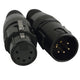 ADJ 5-Pin Male XLR to Female XLR Connector (Blister Pack)