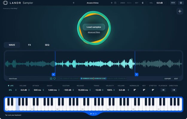 LANDR Sampler