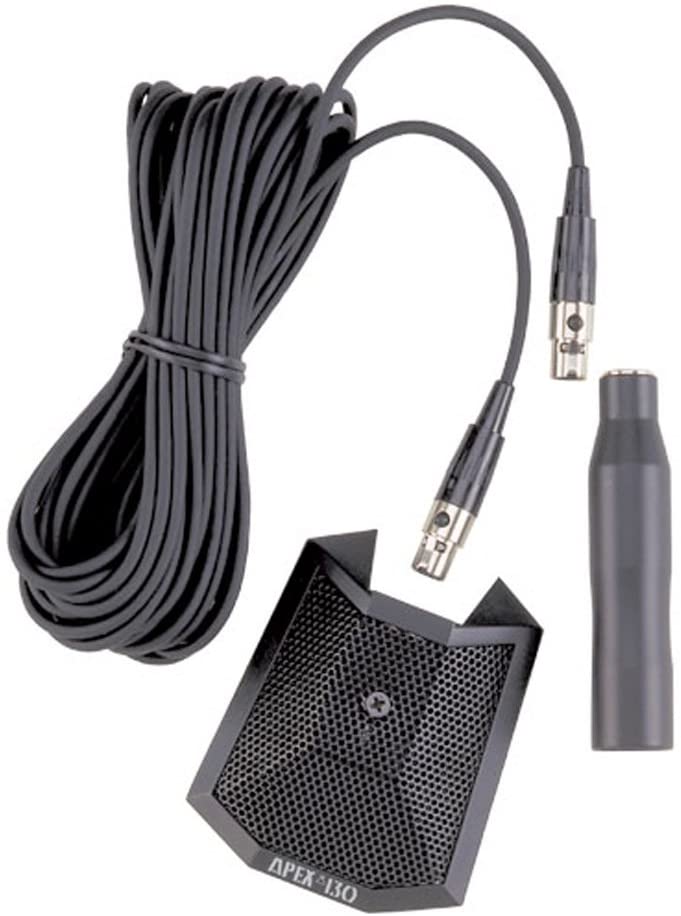 Apex APEX130 Boundary type - Condenser, detachable 25’ XLR cable - Microphones