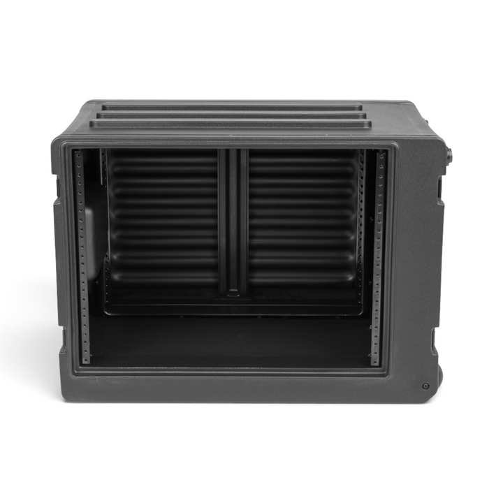 SKB SKB 1SKB-R8SW 8U rSeries Shallow Rolling Rack (Black) - Cases & Transport Accessories