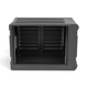 SKB SKB 1SKB-R8SW 8U rSeries Shallow Rolling Rack (Black) - Cases & Transport Accessories