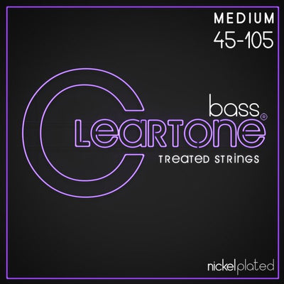 Cleartone Nickel-Plated Electric Bass Strings (Medium 45-105)