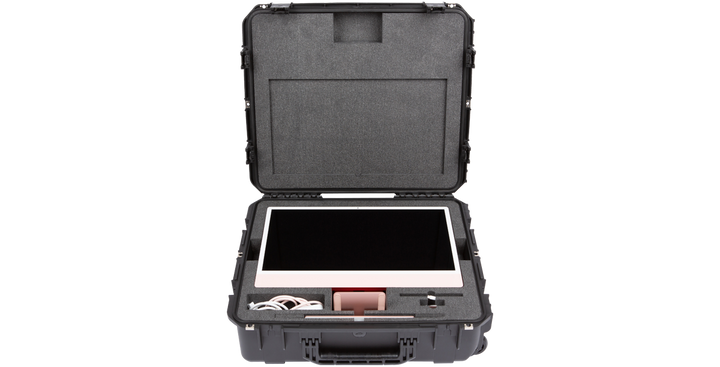 SKB SKB iSeries 2421-7 Custom 24” iMac Case (Black, Pre-Cut Foam) - Cases & Transport Accessories