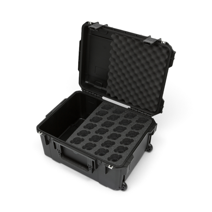 SKB SKB iSeries 2015-24 24-Mic Case (Black, Pre-Cut Foam) - Microphone Cases