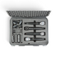SKB SKB iSeries 1813-7 Wireless Eight Mic Case (Black, Pre-Cut Foam) - Microphone Cases