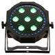 Eliminator LP-8R Wash Fixture with 7 x 8W RGBW+LED Ring - Stage Lighting