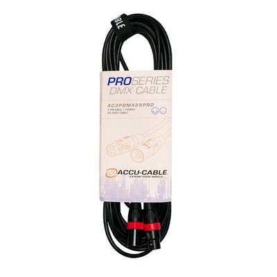 ADJ 3-Pin Professional DMX Cable - 25ft
