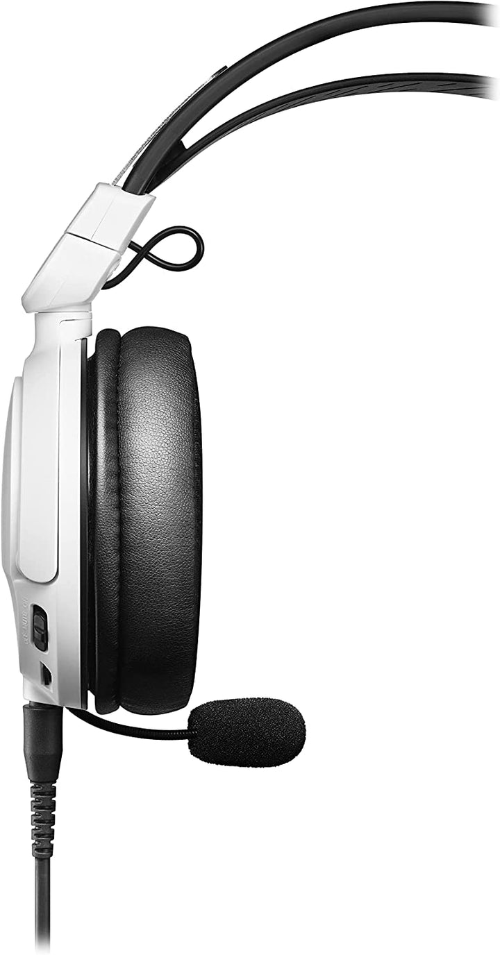 Audio-Technica ATH-GL3WH Closed-Back Gaming Headset (White)
