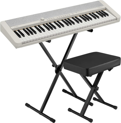 Casio Casio CT-S1WE 61-Key Portable Keyboard (with Stand and Bench)