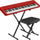 Casio CT-S1RD 61-Key Portable Keyboard (with Stand and Bench) - Electric Pianos