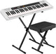 Casio CT-S200WE 61-Key Portable Keyboard (with Stand and Bench) - Electric Pianos