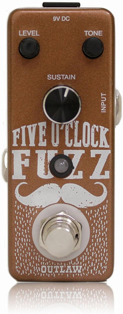 Outlaw Effects Five O'Clock Fuzz Pedal - Distortion Processors