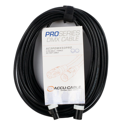 ADJ 3-Pin Professional DMX Cable - 50ft