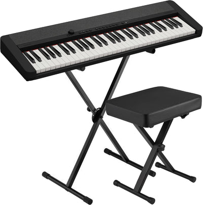 Casio Casio CT-S1BK 61-Key Portable Keyboard (with Stand and Bench)