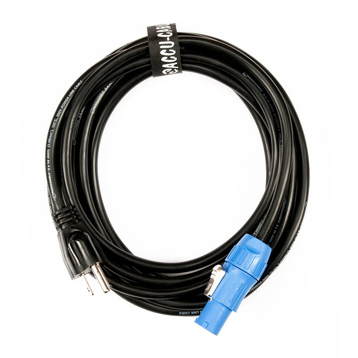 ADJ Locking Power Connector to Edison Cable - 15ft