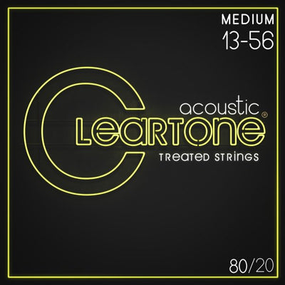 Cleartone 80/20 Bronze Acoustic Guitar Strings (Medium 13-56)