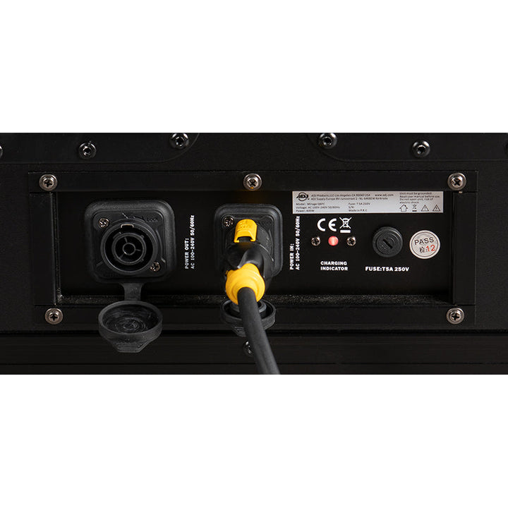 ADJ 6 x MIRAGE-Q6-IP (Battery) Fixtures w/Flight Case - Black