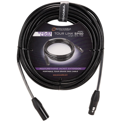 ADJ 5-Pin Tour Link DMX Cable - 50ft