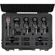 SE Electronics VPACK/ARENA V Pack feat V Kick, 3 V Beat w/clamps, V7 X, Pair of sE8 with Case – three-quarter left view