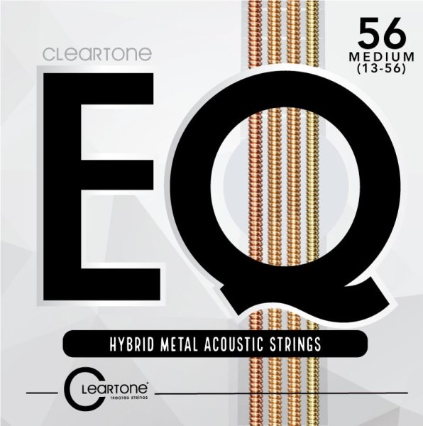 Cleartone EQ Hybrid Metal Acoustic Guitar Strings (Medium 13-56)