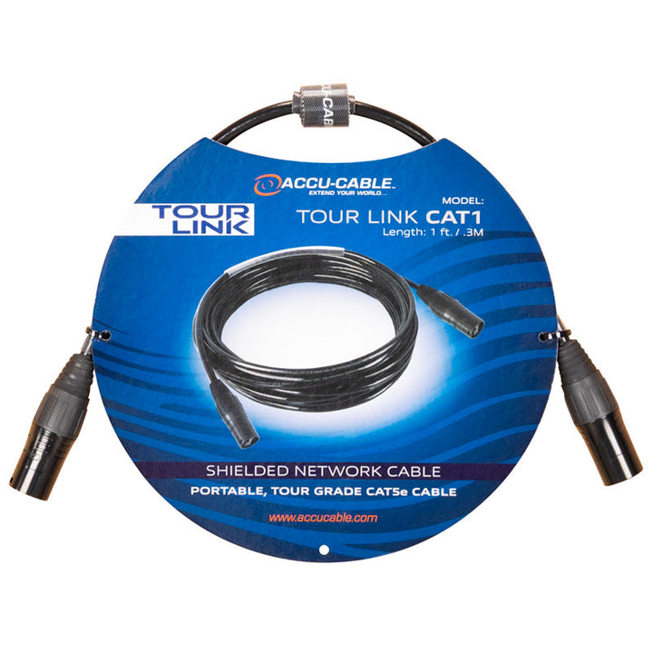 ADJ Cat5E Shielded Network Cable ' 1ft