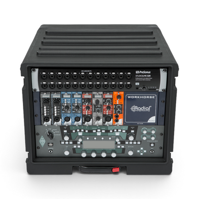 SKB SKB 1SKB-R8UW rSeries 8U Rolling Rack (Black) - Racks