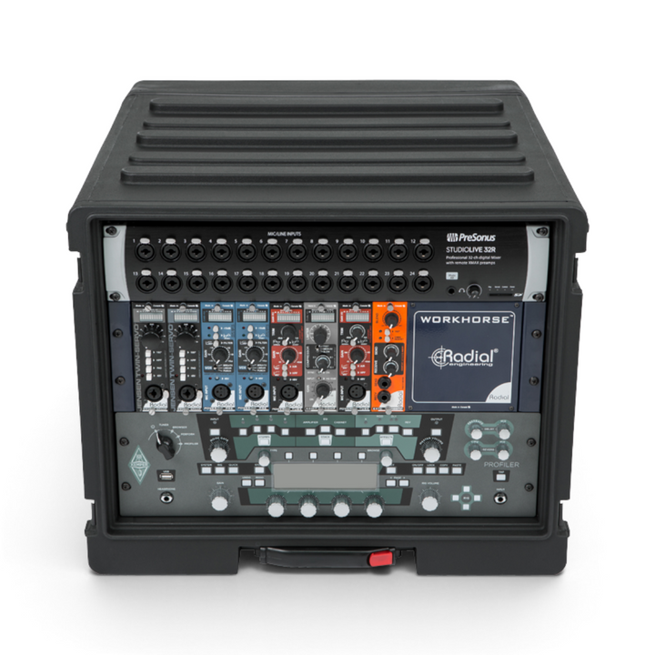 SKB SKB 1SKB-R8UW rSeries 8U Rolling Rack (Black) - Racks