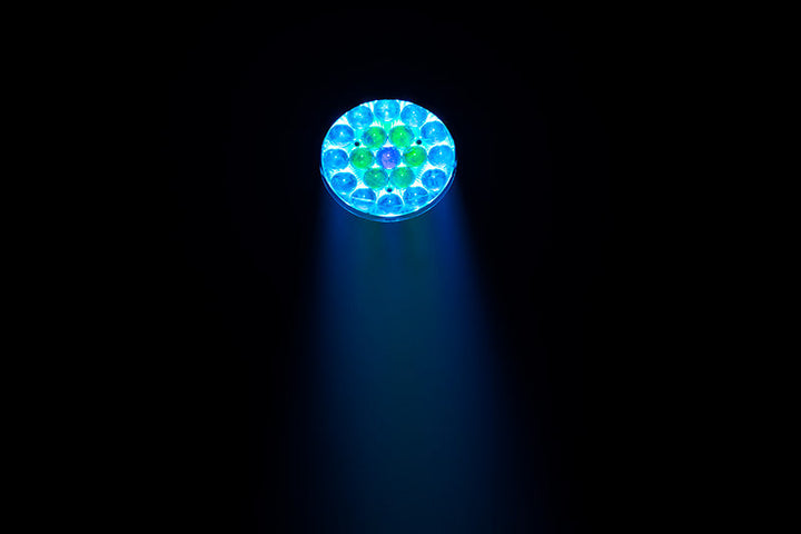 Eliminator MEGA-PAR-Z-WASH PAR Fixture with 19 x 15W RGBW LED - Stage Lighting