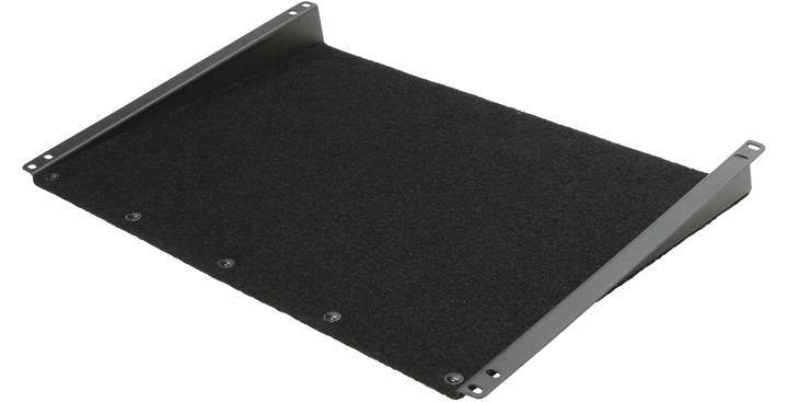 SKB SKB 1SKB-VS-2 Velcro Compatible Rack Shelf For Slant Mount Racks (Black) - Stands & Arms Accessories