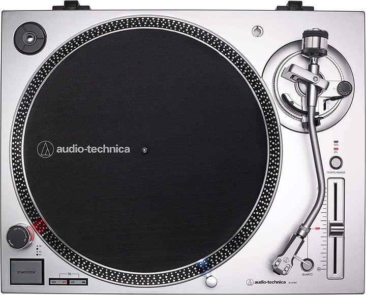 Audio-Technica AT-LP120XUSB-SV Stereo Turntable with USB (Silver) (Open Box, Brand New)