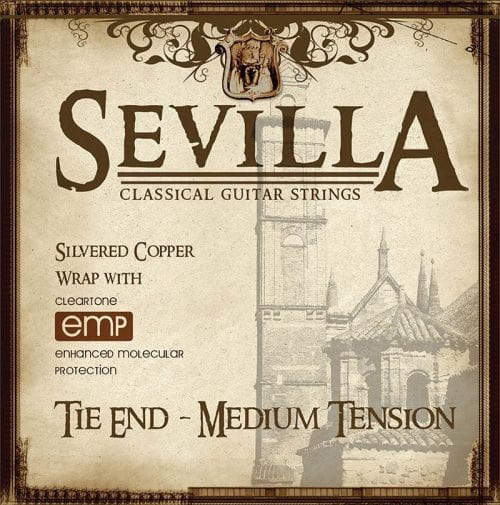 Cleartone Sevilla Classical Nylon Guitar Strings (Medium Tension, Tie End)