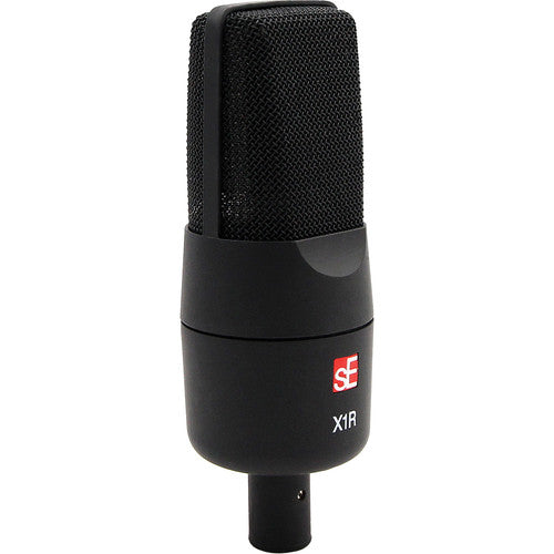 SE Electronics X1R X1 Series Ribbon Microphone and Clip – three-quarter left view