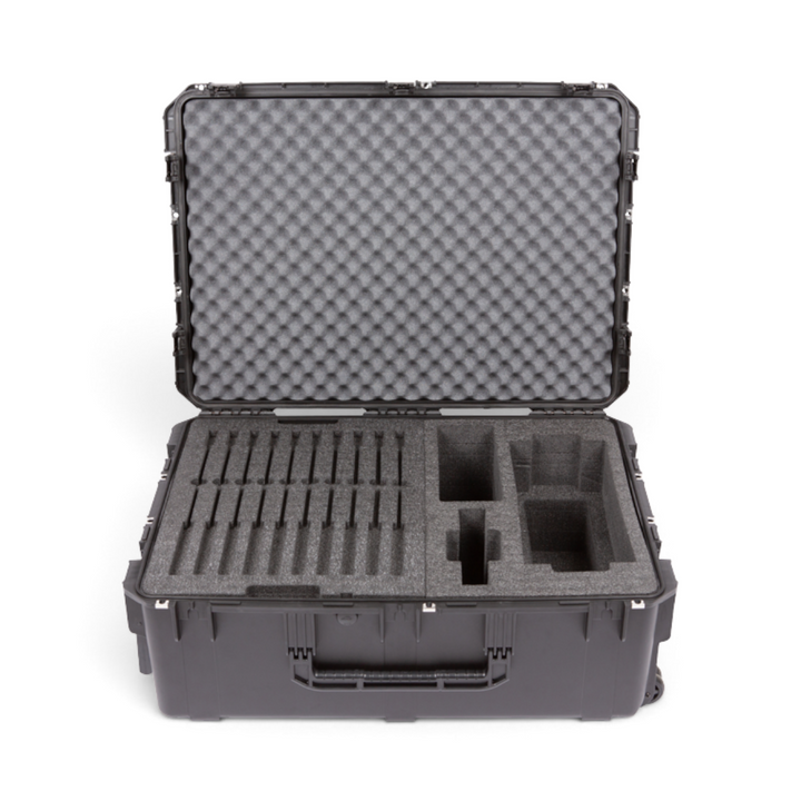SKB SKB 3i-342412MXC iSeries 3424-12 Shure Microflex Wireless System Case (Black, Pre-Cut Foam) - Microphone Cases