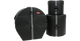 SKB SKB 1SKB-DRP2 Drum Package 2 (Black) - Instrument Cases