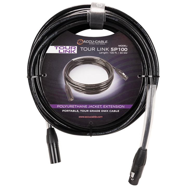ADJ 5-Pin Tour Link DMX Cable - 100ft