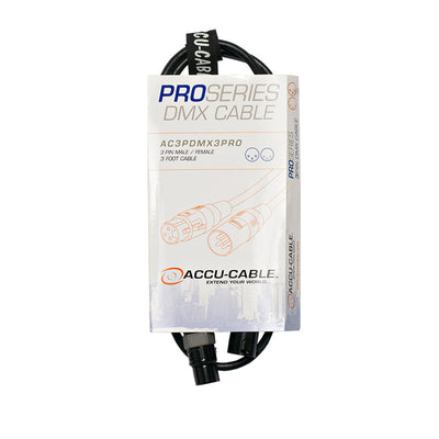 ADJ 3-Pin Professional DMX Cable - 3ft