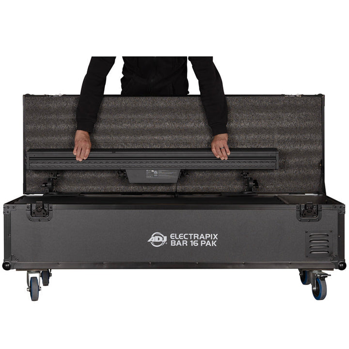 ADJ 4 x ELECTRAPIX-BAR-16 Fixtures with Charging Case