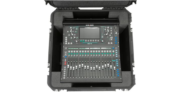 SKB SKB iSeries 2222-12 Allen & Heath SQ5 Mixer Case (Black, Pre-Cut Foam) - Cases & Transport Accessories