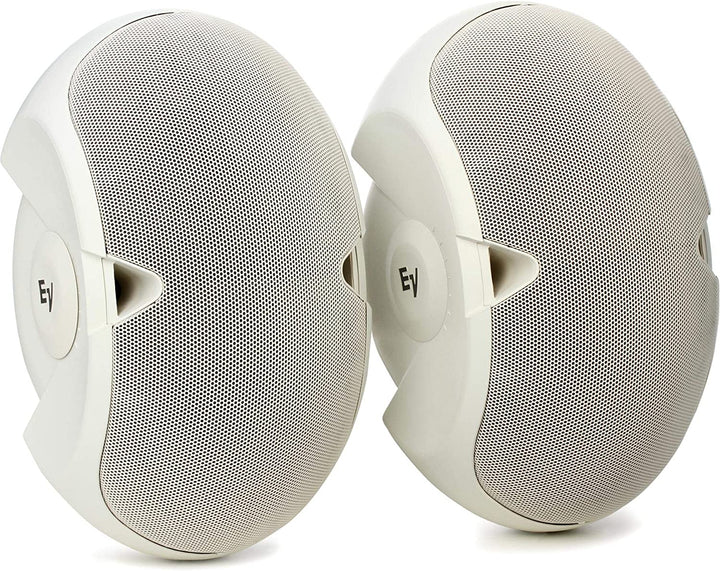 Electro-Voice Electro-Voice EVID-6.2TW 2 x 6in 2-Way Surface Speaker (Pair) - 70/100V - White