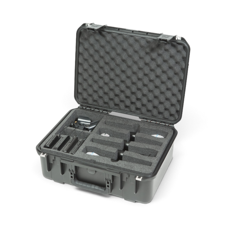 SKB SKB iSeries 1813-7 Wireless Eight Mic Case (Black, Pre-Cut Foam) - Microphone Cases