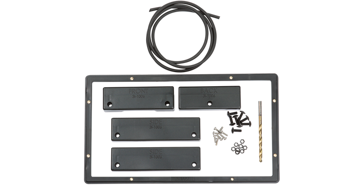 SKB SKB iSeries 1006 Panel Mounting Ring Kit (Black) - Acoustic Treatment Accessories