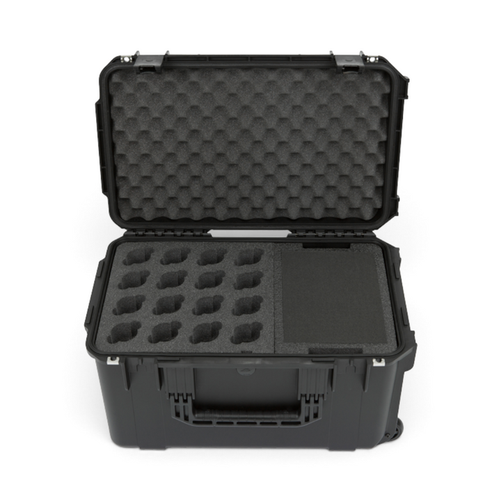 SKB SKB 3i-221312WMC iSeries 2213-12 Wireless 16 Mic Case (Black, Pre-Cut Foam) - Microphone Cases