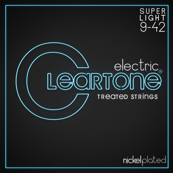 Cleartone Nickel-Plated Electric Guitar Strings (Super Light 9-42)