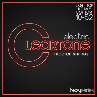 Cleartone Heavy Series Electric Guitar Strings (Light Top Heavy Bottom 10-52)