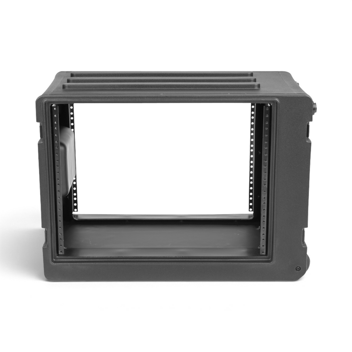 SKB SKB 1SKB-R8SW 8U rSeries Shallow Rolling Rack (Black) - Cases & Transport Accessories