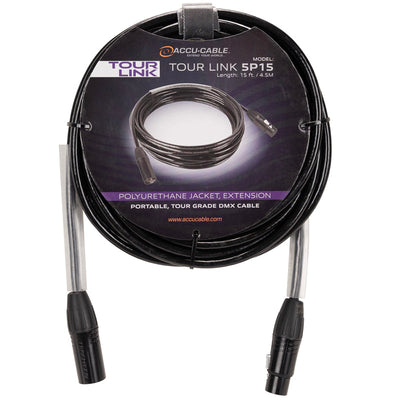 ADJ 5-Pin Tour Link DMX Cable - 15ft