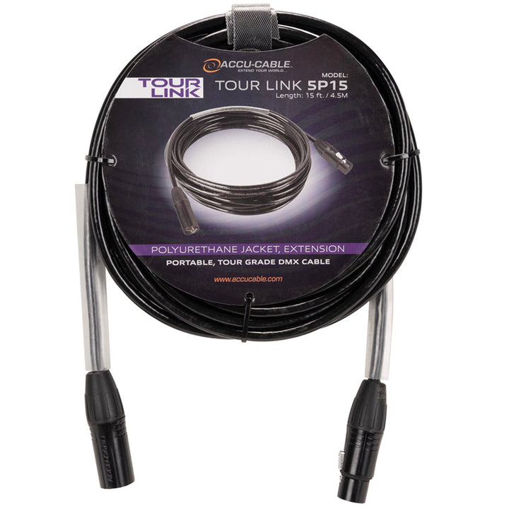 ADJ 5-Pin Tour Link DMX Cable - 15ft